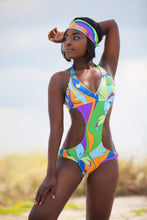 Load image into Gallery viewer, Custom Seamed Halter Monokini