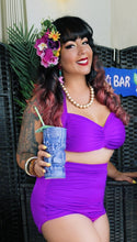 Load image into Gallery viewer, Magenta Classic Retro Halter Top
