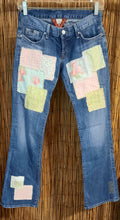 Load image into Gallery viewer, Upcycled Jeans/Boho/Shabby Chic/Repurposed Jeans