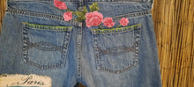 Load image into Gallery viewer, Upcycled/Repurposed Jeans/Ambercrombie Jeans/Patcwork Jeans
