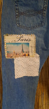 Load image into Gallery viewer, Upcycled/Repurposed Jeans/Ambercrombie Jeans/Patcwork Jeans