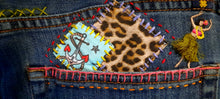 Load image into Gallery viewer, Upcycled/Recycled Lucky Brand Denim Skirt