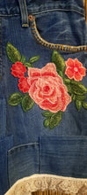 Load image into Gallery viewer, Upcycled Denim Skirt