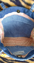 Load image into Gallery viewer, Upcycled Denim Handbag