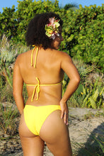Load image into Gallery viewer, Yellow Triangle bikini top