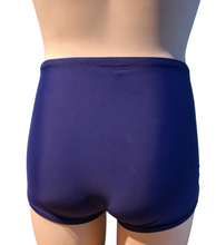 Load image into Gallery viewer, Navy High Waist Skirt Front Bottom. X-Small
