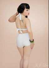 Load image into Gallery viewer, Red Polka Dot Retro High Waist Skirt Front Bottom
