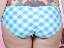 Load image into Gallery viewer, Mini Black Polka Dot Hipster Bikini Bottom
