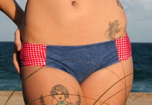 Load image into Gallery viewer, Two toned hipster bikini bottom
