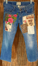 Load image into Gallery viewer, Upcycled/Repurposed Jeans/Ambercrombie Jeans/Patcwork Jeans
