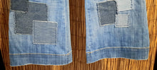 Load image into Gallery viewer, Upcycled Jeans/Frankie B/Repurposed Jeans/Patchwork Jeans/Bell Bottoms
