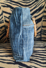 Load image into Gallery viewer, Upcycled Denim Handbag
